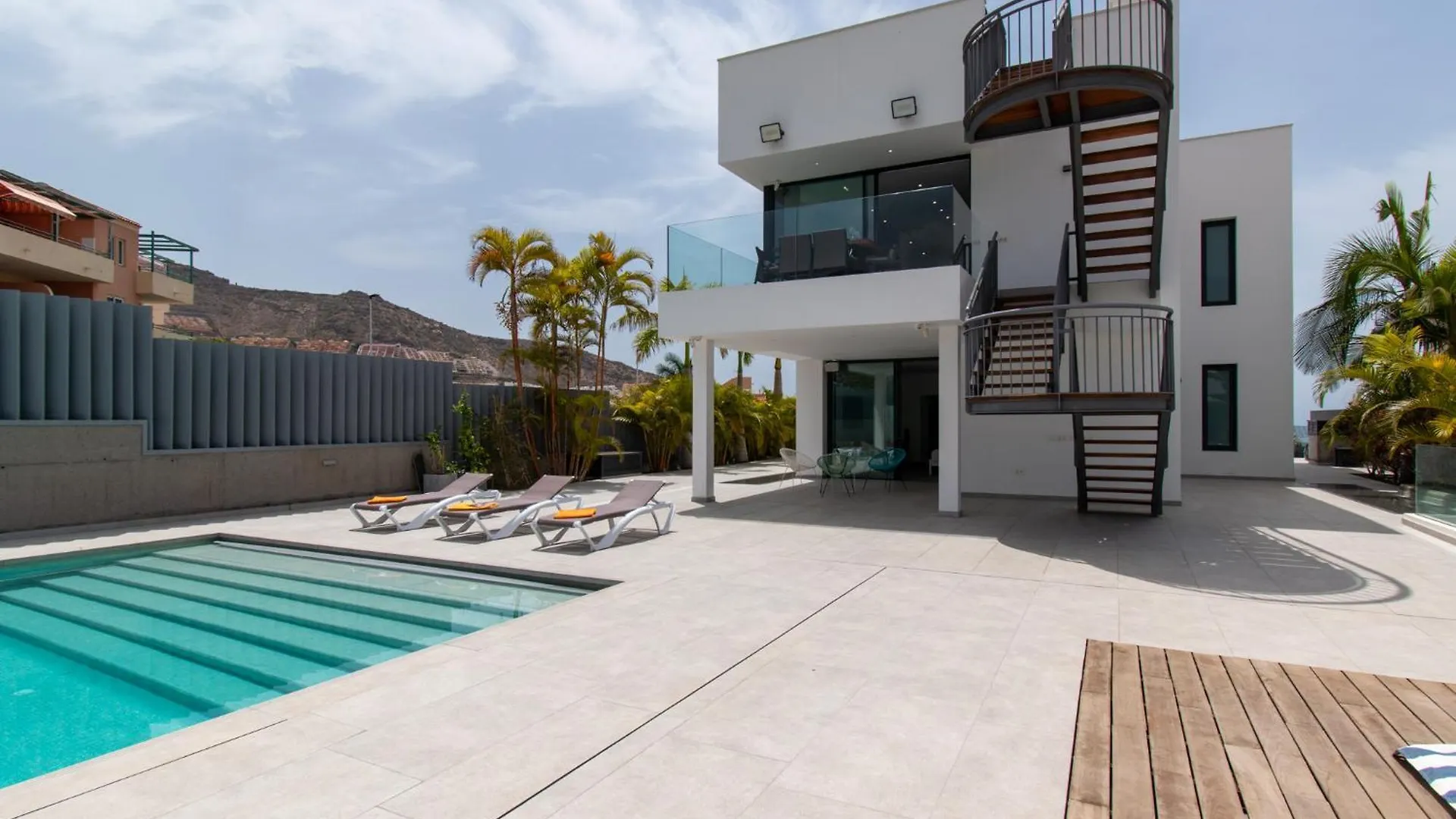 Luxury Villa With Maid Service Private Gym Cinema Room Heated Pool Costa Adeje